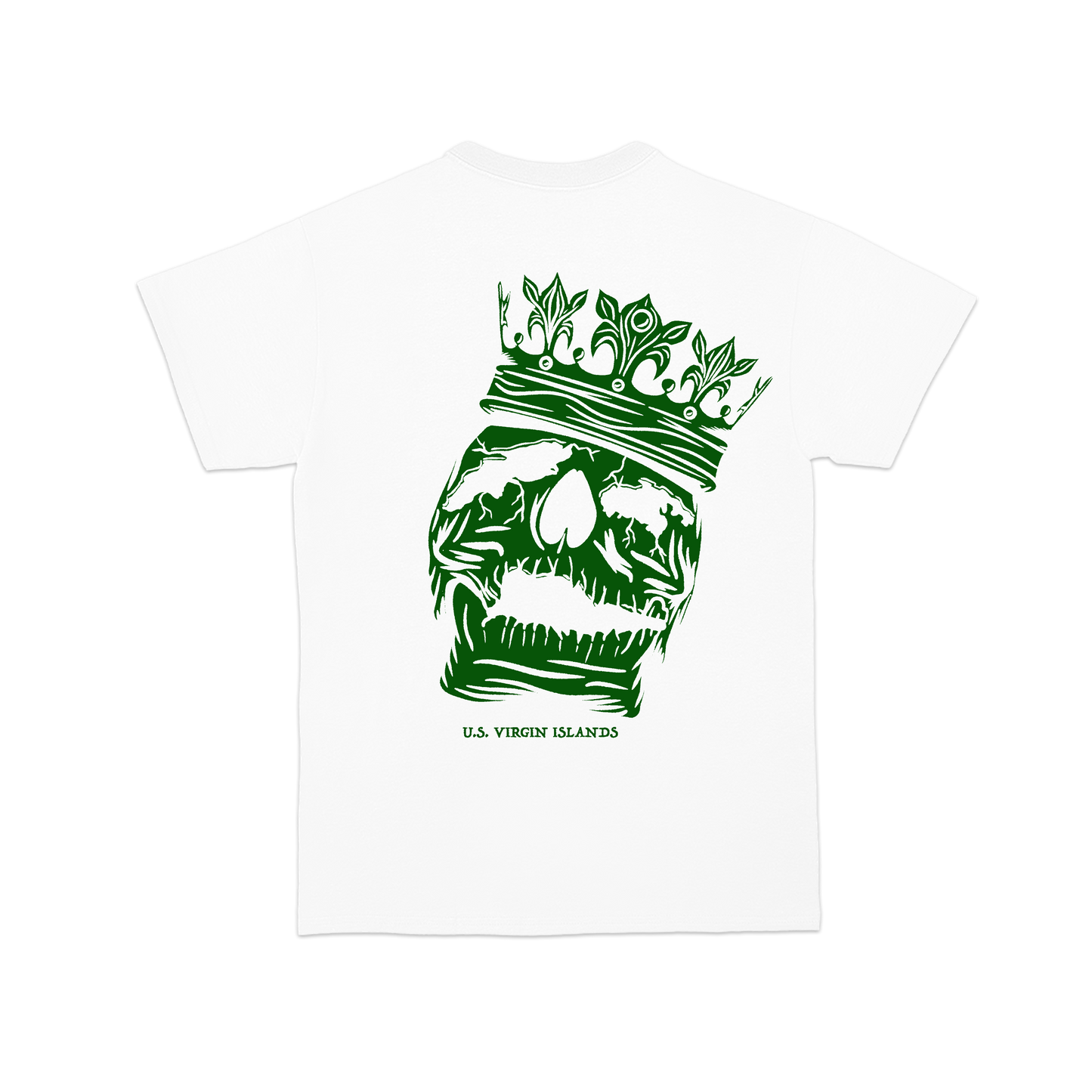 White Skull Tee