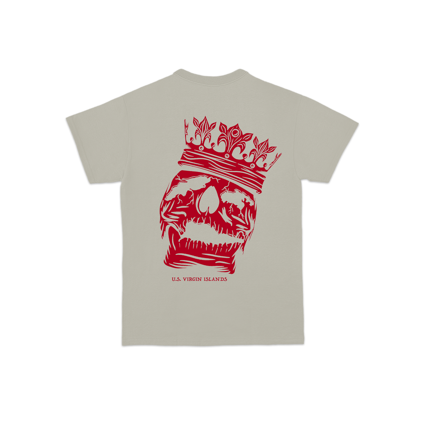 Brown Skull Tee